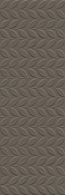 Настенная плитка RA6Q Vida Struttura Foglia 3D Fango Rett 30x90 Marazzi Ragno матовая керамическая УТ-00027990