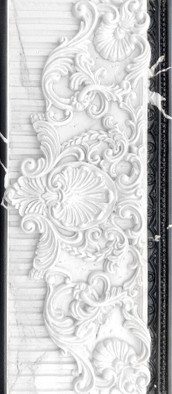 Бордюр Estatuaria Isabel Blanco Cenefa 11x25 матовый керамический