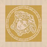 Вставка Tozzetto Medusa Naturale Miele Oro 9.8х9.8 Versace Meteorite матовый G0047125