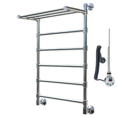 Тругор Полотенцесушитель Винтаж эл ТЭН П 80x50 (ЛЦ33) электрический хром