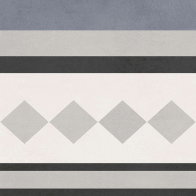 Декор Elegance Border 19.8х19.8 Decocer Chalet керамогранит матовый С0005791