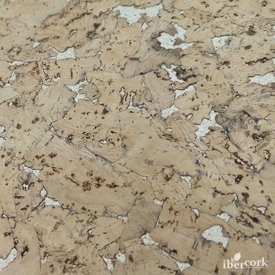 IberCork Лерида Крем 600x300 Пробковые настенные покрытия в пластинах EasyCork клеевое соединение