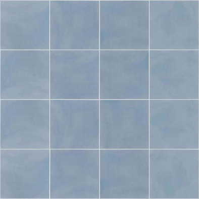 Декор Bel Histoire Uni Bleu Paon 15x15 см Revoir Paris керамогранит матовый VVS1515_050