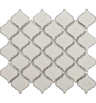 Мозаика KAR4-4R керамика 24.5x29.3 см глянцевая чип 60x66 мм, бежевый