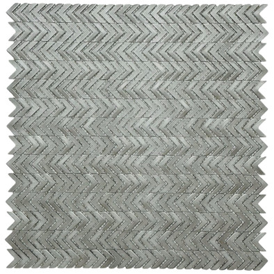 Мозаика Marble Mosaic Aluminium Arrow Metal алюминий 30х30 см, серебро-silver