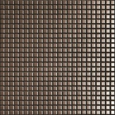 Мозаика Metallica Cuprite керамика 30х30 см Appiani глянцевая чип 12х12 мм, коричневый MTL 4007