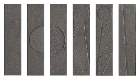 Керамогранит Koine' Alphabet Lava 4.5х18.6 Settecento матовый настенная плитка 118625