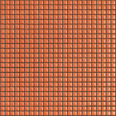 Мозаика Diva Orange керамика 30х30 см Appiani глянцевая чип 12х12 мм, оранжевый DIV 4026