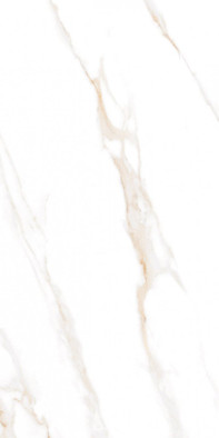 Керамогранит Калакатта Регал Голд Белый 60х120 полированный Ceradim универсальная плитка х9999302389