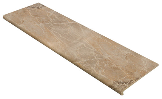 Ступень фронтальная Petra Ocre Recto. Anti-Slip 30х150 керамогранит антискользящая (grip), матовая Gres de Aragon 00000040933