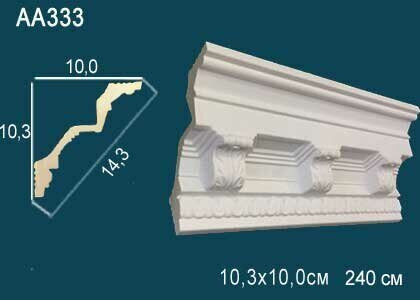 Перфект Карниз потолочный с рисунком AA333