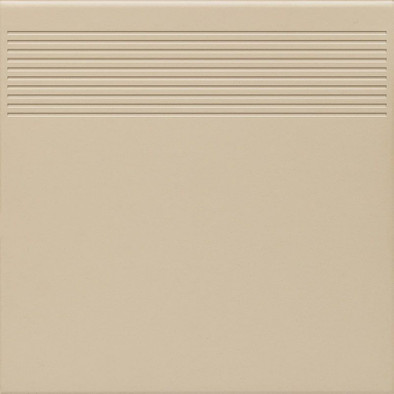 Ступень фронтальная Bazo Beige Stopnica Prosta Gres Monokolor Mat. 30x30 керамогранит матовая 5902610543654