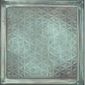 Настенная плитка Glass Blue Brick 20x20 глянцевая керамическая