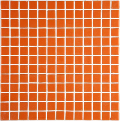 Мозаика Ezarri 2538-D стекло 31.3х49.5 см глянцевая чип 25х25 мм, оранжевый