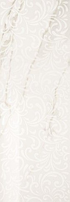 Декор Curl Calacatta White 35x100 глянцевый керамический