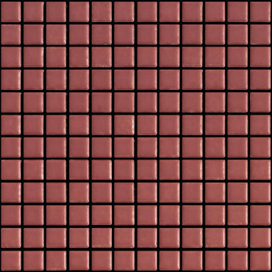 Мозаика Seta Fuoco керамика 30х30 см Appiani матовая чип 25х25 мм, красный SET 7014