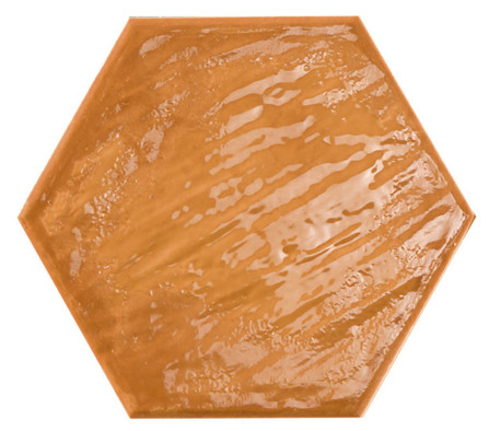 Керамогранит Rain Kaki Hex 19.8х22.8 Prissmacer глянцевый, рельефный (рустикальный) универсальный 78803262