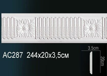 Молдинг AC287 (15) с рисунком Перфект полиуретан