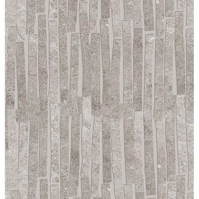 Мозаика Supergres Whisper Cloud Stick 30x34 Ass керамогранит антискользящая, матовая, рельефная, серый WCST