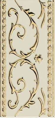 Декор Gold Narciso B Su Panna керамический