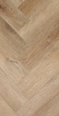 Кварцвиниловая плитка CronaFloor Дуб Монпелье H LVT 004 Herringbone LVT 43 класс 640х128х2.5 мм (ламинат) с фаской