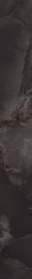 Бордюр S.O. Black Agate Listello Lap 7,3x60 / С.О. Блэк Агате Лаппато 7,3х60 лаппатированный (полуполированный) керамогранит