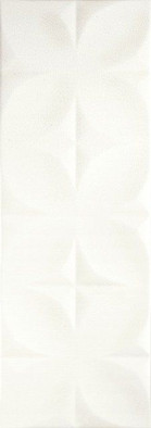 Настенная плитка Fanal Albi Blanco Flor 90 31.6x90 керамическая