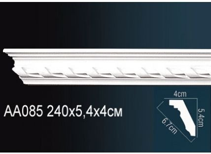Перфект Карниз потолочный с рисунком AA085F