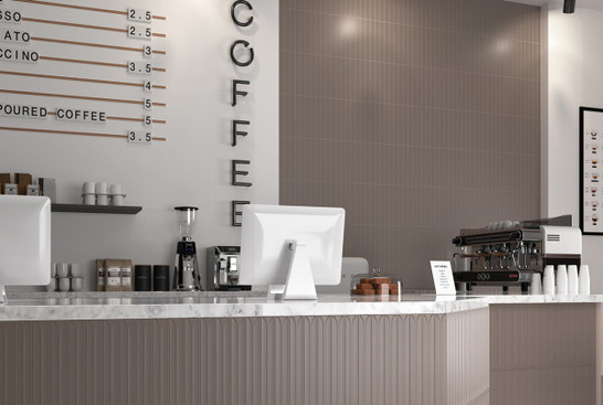 Настенная плитка 31184 Hopp Taupe 5x40 Equipe матовая керамическая А000691