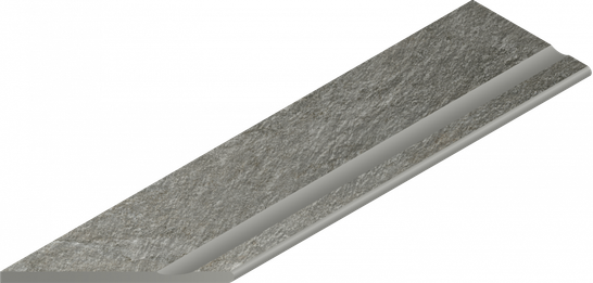 Керамогранит Magma Fog Bordo 30x120 Svasato Round Sx Italon x2 структурированный бортик закругленный с выемкой левый 620090001312