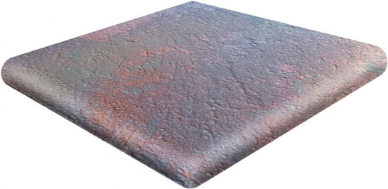 Ступень угловая Esquina Redonda Metal Red 33x33 клинкер матовая Gres de Aragon 906867