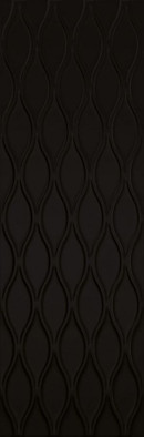 Настенная плитка Chain Black 40х120 Sanchis Home матовая, рельефная (структурированная) керамическая 78800861
