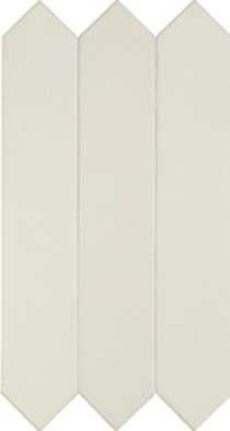 Настенная плитка Candy Crayon White 4,3х24,3 DNA Tiles матовая керамическая 128396