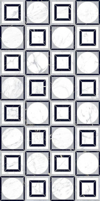 Декор DEC. Cercles-Carres 60x120 Soft  Edimax Reve керамогранит сатинированный 4I26