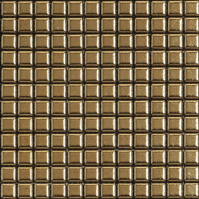 Мозаика Metallica Oro керамика 30х30 см Appiani глянцевая чип 25х25 мм, коричневый ORO 7000