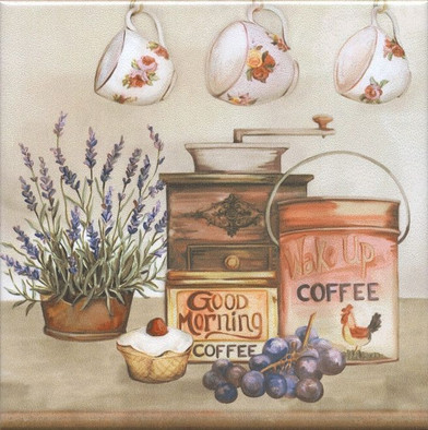 Декор HGD/A241/17000 Пикарди Кухня 15x15 Kerama Marazzi матовый керамический