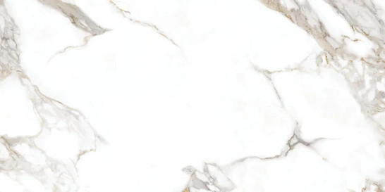 Керамогранит AOZ5 OOOC Carrera White Silky Rectified Goldis Tile 59.7х119.8 сатинированный универсальный УТ000030767