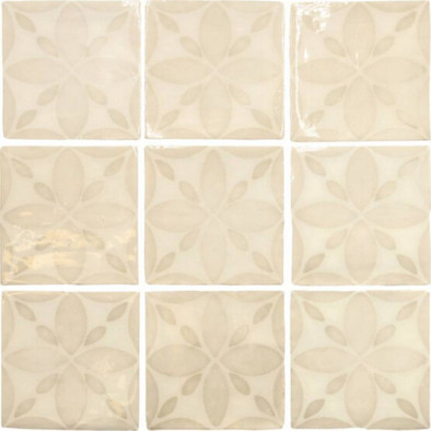 Настенная плитка Mariza Beige 13x13 глянцевая керамическая фото Настенная плитка Mariza Beige 13x13 глянцевая керамическая