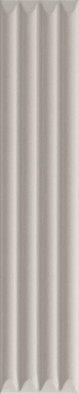 Настенная плитка Up Cannettato Grey Matte 5х25 La Fabbrica матовая, рельефная (структурированная) керамическая 192123