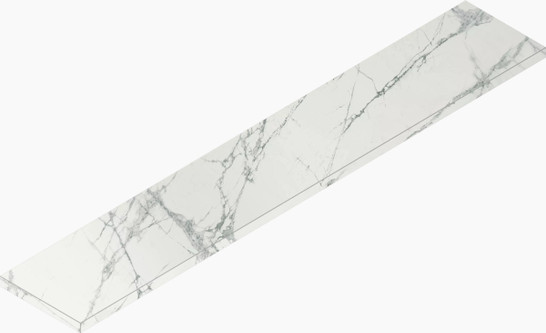 Ступень угловая Шарм Делюкс Инвизибл 160 Левая Charme Deluxe Invisible Scalino 160 Ang.Sx 33x160 матовая керамогранит