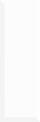 Настенная плитка Monocolor Biselado Brillo Blanco 10x30 глянцевая керамическая