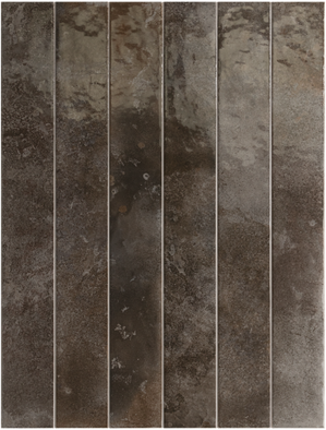 Настенная плитка Bali Black Hat 5x40 Equipe глянцевая керамическая 31549