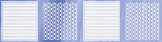Бордюр Агата В голубая Axima 6.5x35 глянцевая керамический СК000030357