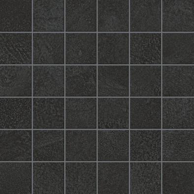 Мозаика Rinascente Resin Tarmac Mosaic керамогранит 30х30 см Atlas Concorde матовая, черный 610110001203
