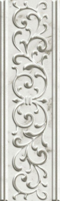 Бордюр Charme Extra Carrara Listello Empire керамический