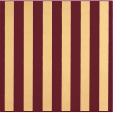 Декор Riga Grande Oro Su Bordeaux 20x20 Petracer`s Grand Elegance Gold глянцевый керамический RGG03-08