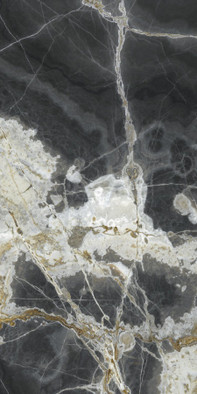 Керамогранит Black Onyx Lucido 75x150 Maxfine Marmi полированный универсальная плитка L175563MF6