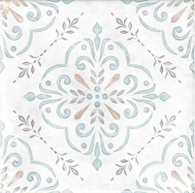 Керамогранит Ноа 15x15 (0,5) Nanda Tiles Адина глянцевый, рельефный (рустикальный) универсальная плитка 00000089695