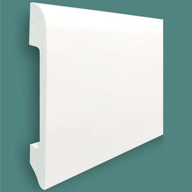 Напольный плинтус Solid UHD Polymer с креплением на клей 1 UHD 05/80, белый 13х80х2000 ударопрочный полистирол под покраску фото Напольный плинтус Solid UHD Polymer с креплением на клей 1 UHD 05/80, белый 13х80х2000 ударопрочный полистирол под покраску