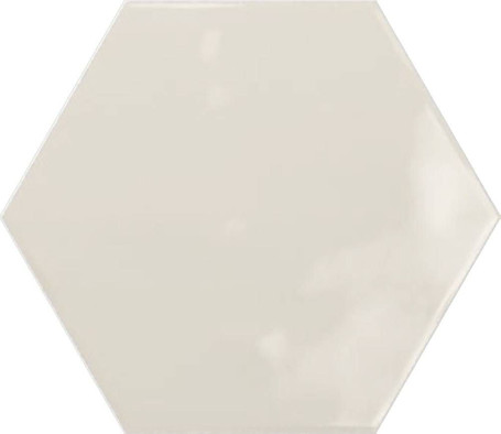 Настенная плитка Hex Creme Glossy 15x17.3 глянцевая керамическая